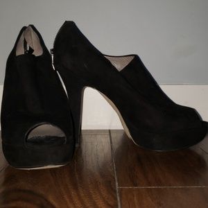 Vince Camuto Peep Toe Booties
